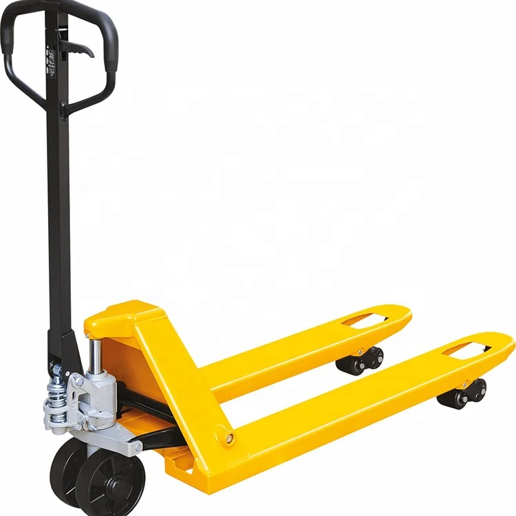 Xilin Hot Sale 2500kg/2.5ton Wide Balance Hand Lift Hydraulic Boom Pallet Jack With Oil Valve For Room