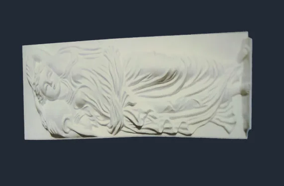 RF Gypsum Relief ceiling  fiberglass silicone plaster for gypsum ceiling mould fiberglass  relief mold