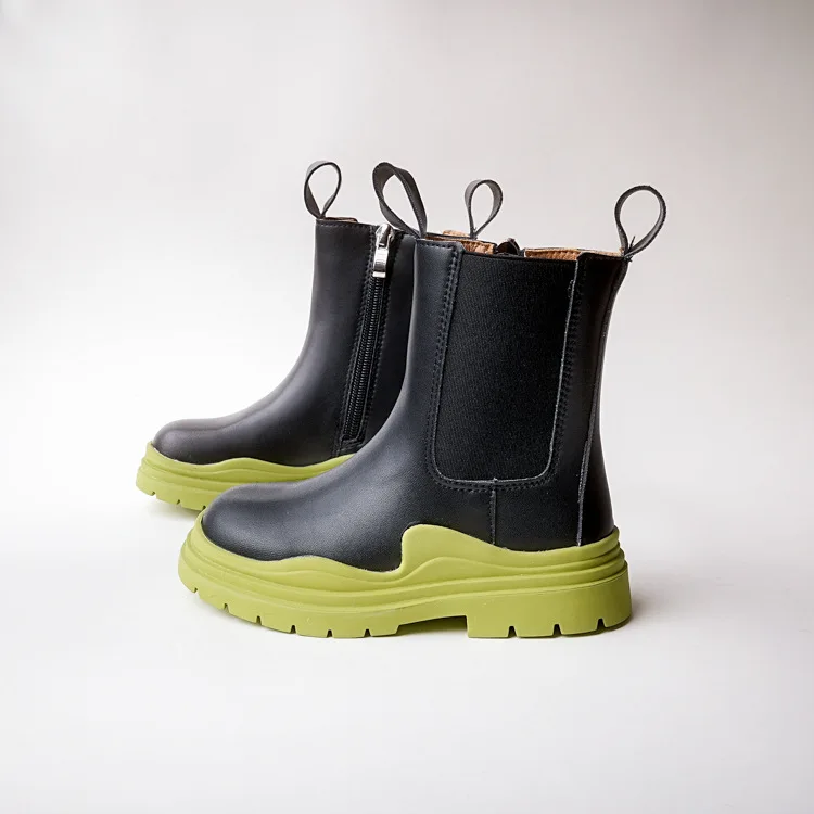 Shangzhou OEM Botas de hombre 2021 Autumn New Arrivals Chimney Cecil Children Boots For Kids