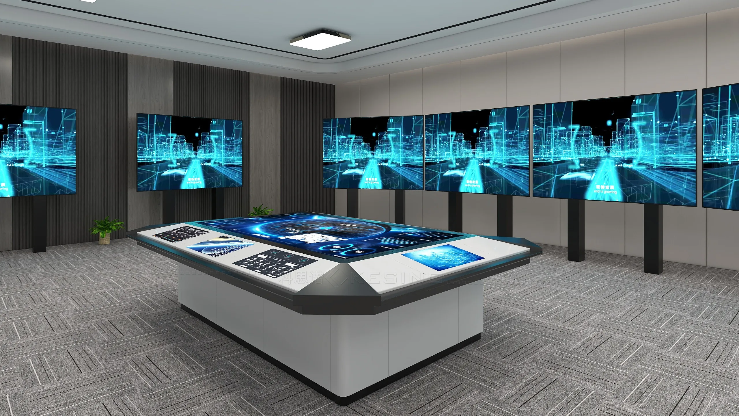 Интегрированный системный интегратор Kesino лидер продаж умный дизайн электронный песочный стол консоль эргономичная мебель для комнаты управления