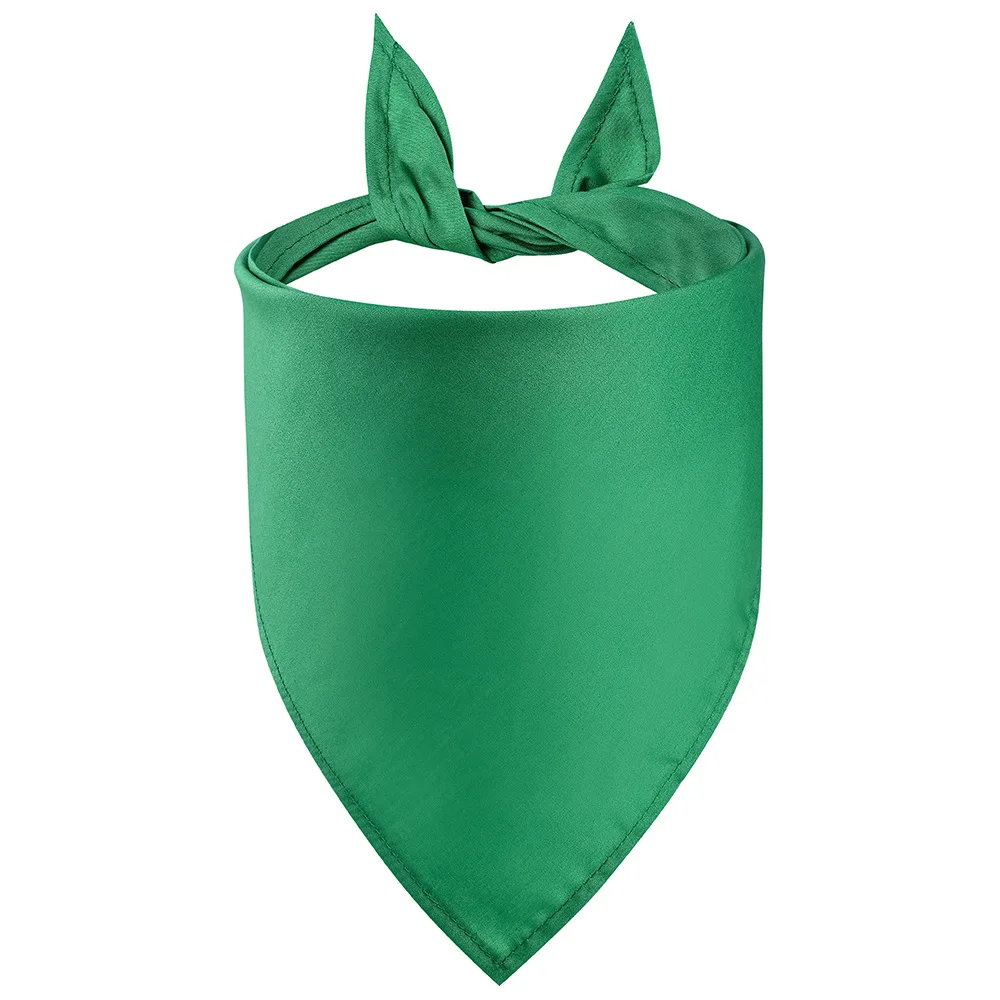 Factory Wholesale Pet Bandana Custom Logo all cotton Scarf For Dog Cats Pets Accessories Plain Bandanas For Small Medium Pets