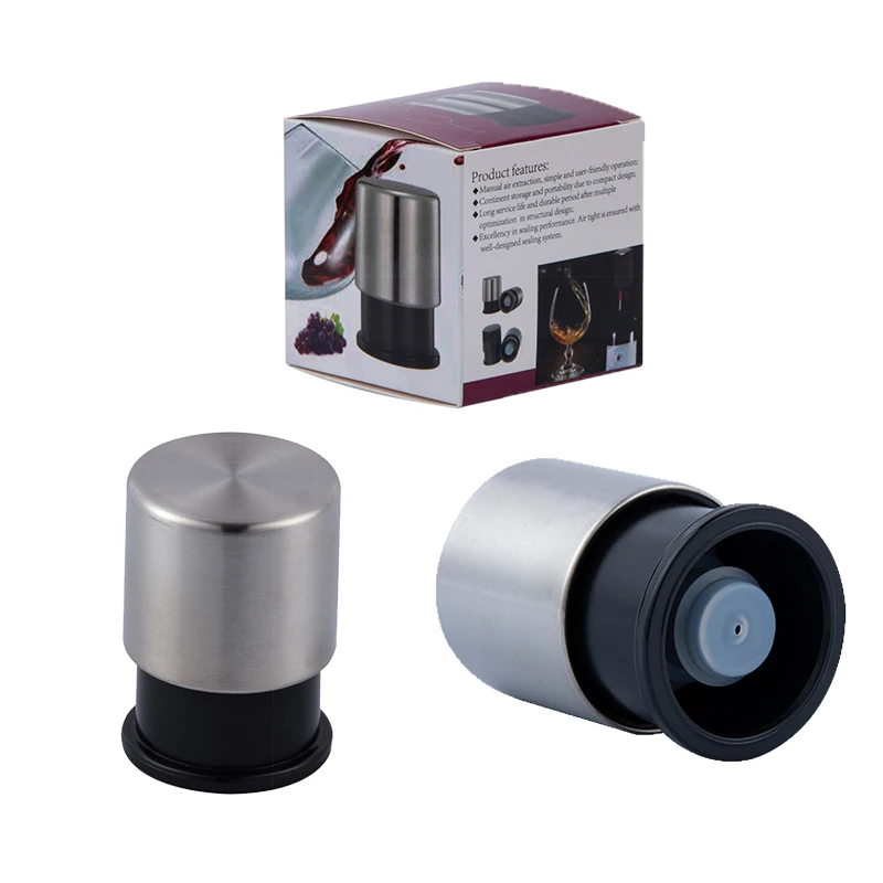 Best Price Factory Wholesale Wine Vacuum Stopper Red Wine Stoppers with Logo