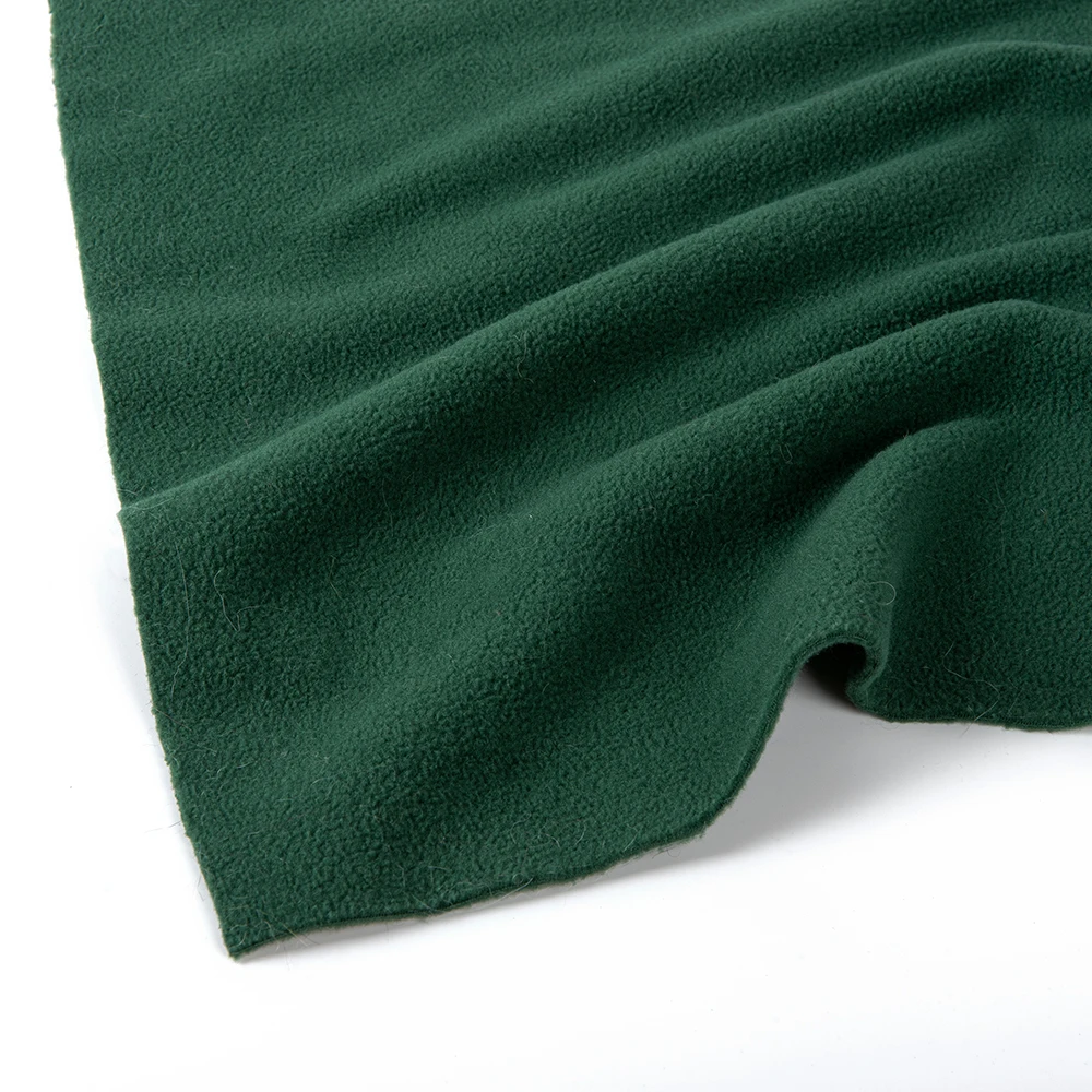 100%Polyester Two Side Brushed one side Anti Pilling Fabric 250GSM Plain Dye Knitted Polar Fleece Winter Coat Fabric
