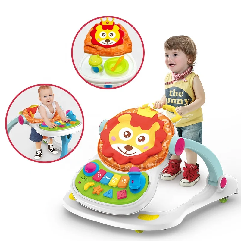 2022 most popular Baby Walker for Standing Stroller Cheap 4 in 1 Baby Strollers Low Moq Giveaways Baby Toy Learning