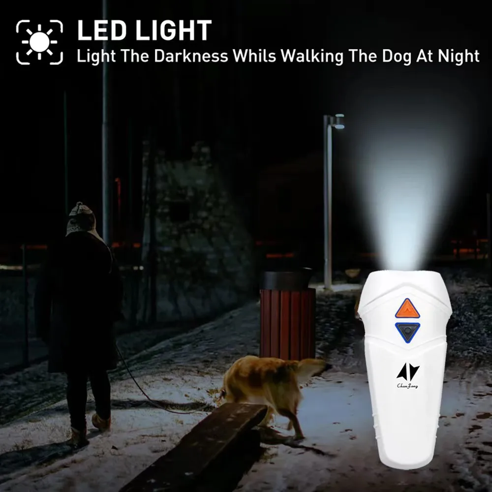 New ultrasonic dog repeater Non-barking device Double probe high-power expeller explosive handheld dog training device