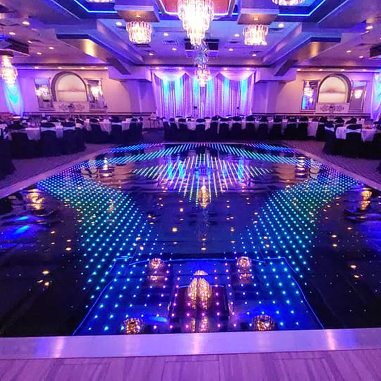 
night club p6.25 led digital dance floor screen plan rental san diego 