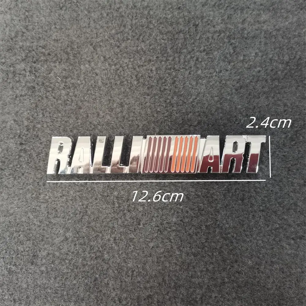 Suitable for Mitsubishi Ralliart Modified Logo Three-Dimensional Metal Rear Sticker Cross-Border Hot Spot Wholesale