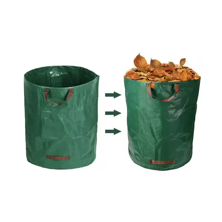 Yuchen Outdoor Camping Recycling Garbage Can Garden Yard Rubbish Bag Lawn Waste Leaf Garden Trash Bag