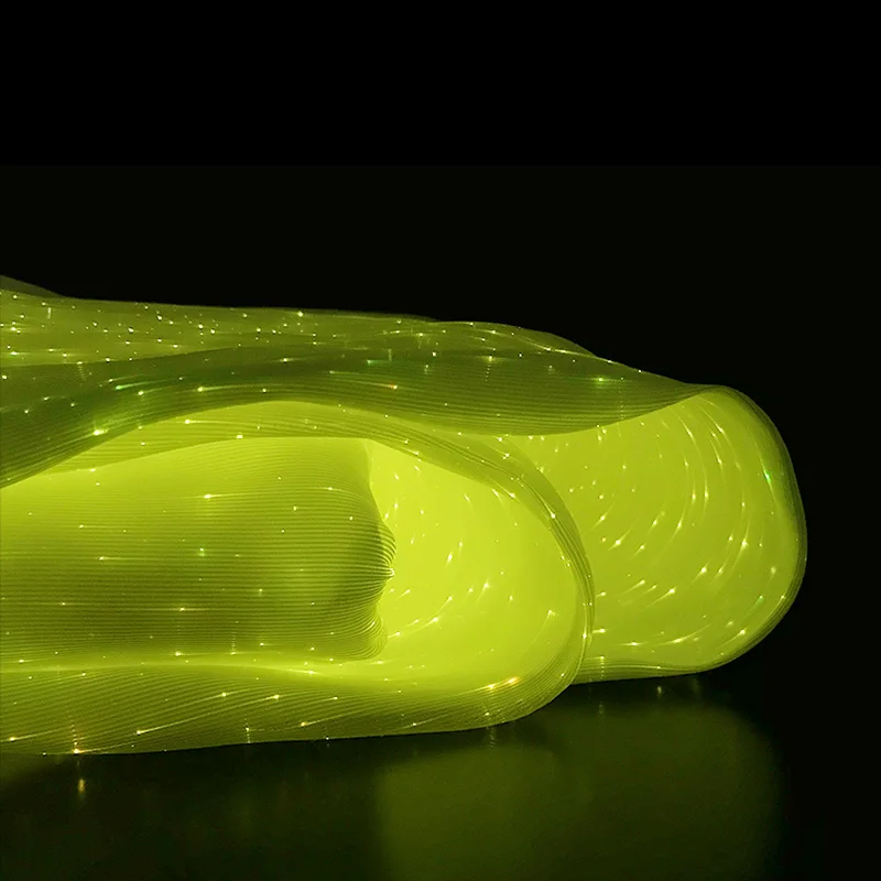 Factory Hot Selling Fiber Optics Fabric Lights Emitting Soft Fabric Luminous Festival Decorative Lighting