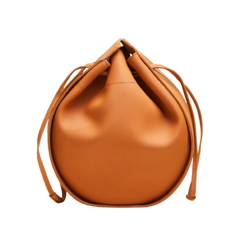 
Designer Custom Luxury Drawstring Crossbody Lady Purses and Shoulder Side PU Leather Women Hand Bags 