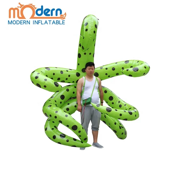 Attractive beautiful dance inflatable octopus costume for Carnival performance