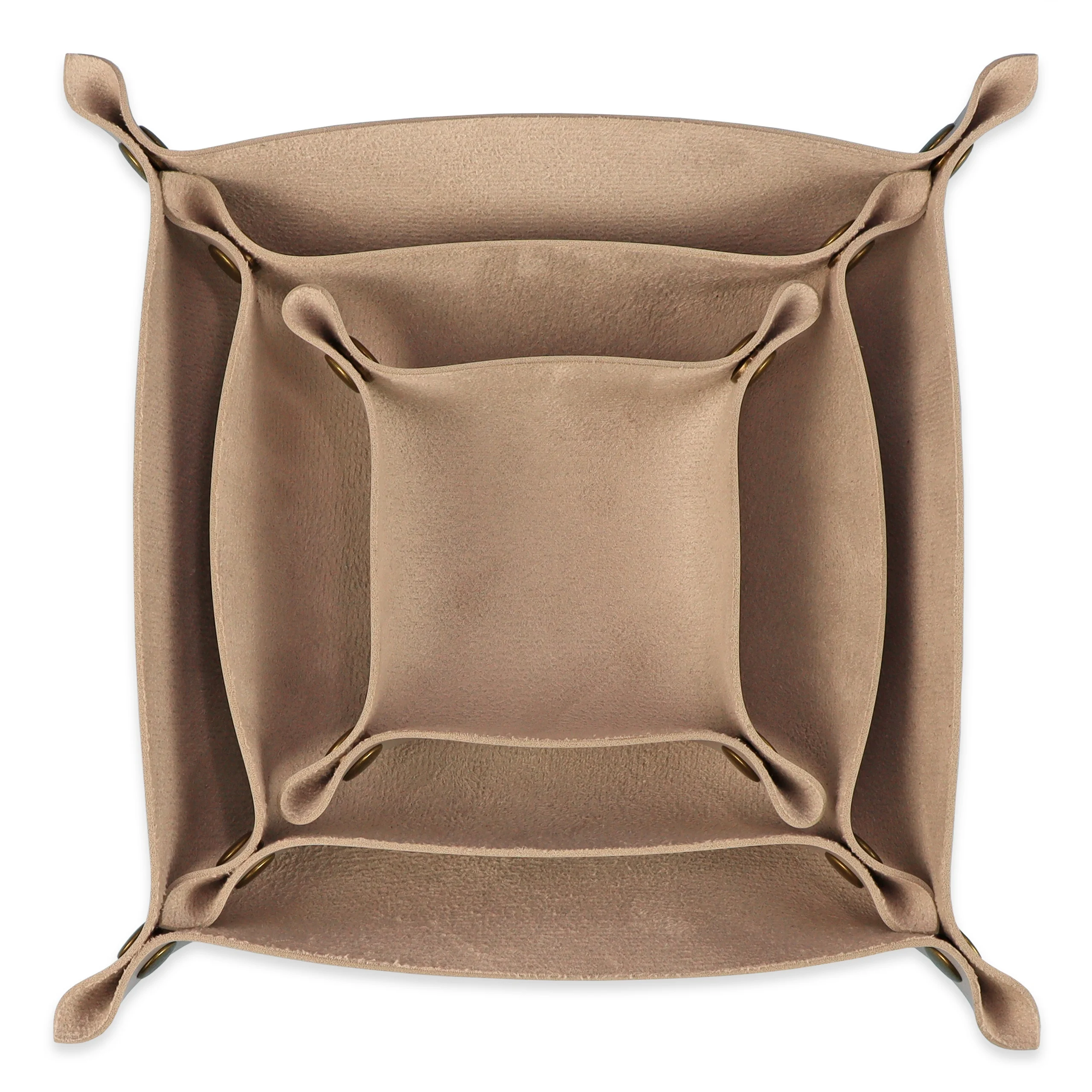 Коричневые подносы из искусственной кожи под заказ, кофейные сервировочные подносы с защелкой