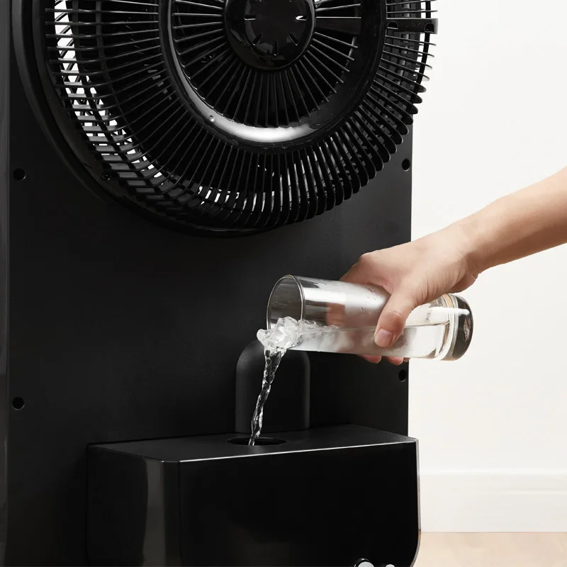 Remote Control Oscillating Floor Standing Water Fan Misting Cooling Air