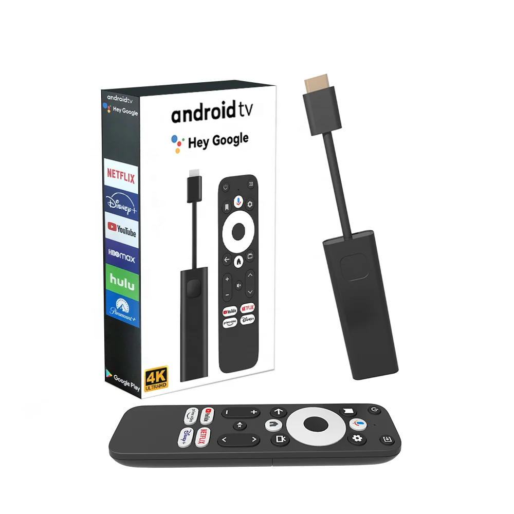 Android TV Stick with Google Net flix Certified Dol-by Audio 4K Stick with 2GB RAM and 16GB ROM Supported 2.4G/5G WiFi TV Stick