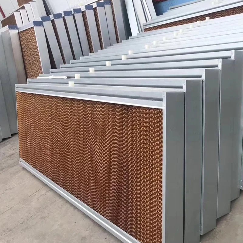 5090 6090 7090 Agriculture Greenhouse Plastic Paper Honey Comb Evaporative Cooler Cooling Pad For Poultry Farm