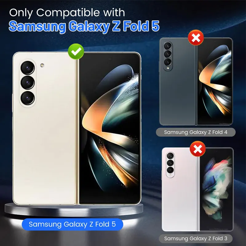 Laudtec GHM006 High Definition Phone Tempered Glass Protector Screen Protectors For Samsung Galaxy Z Fold Flip 5