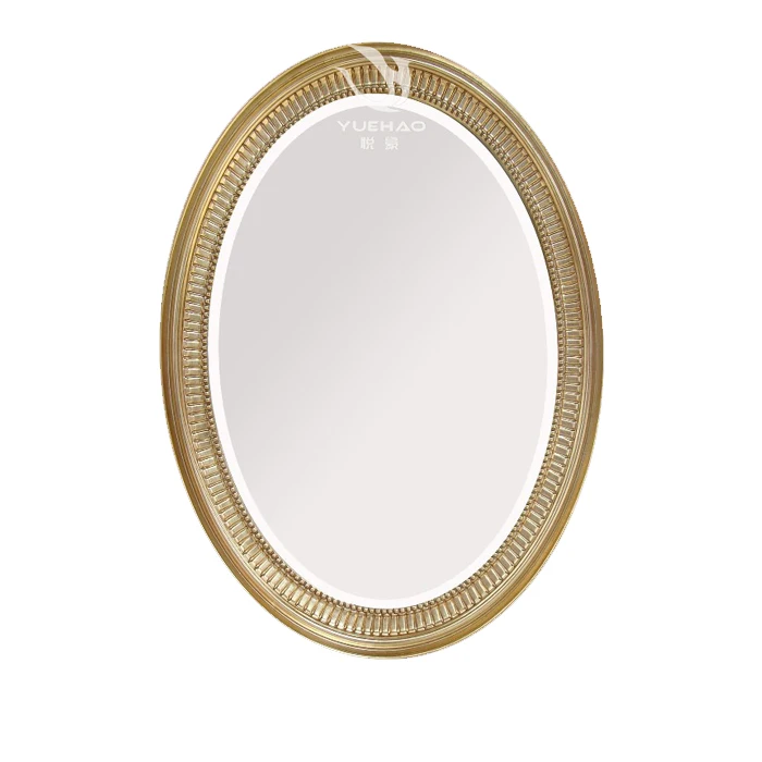 Old fashioned style five star hotel decorative mirror wedding PU Mirror Frame