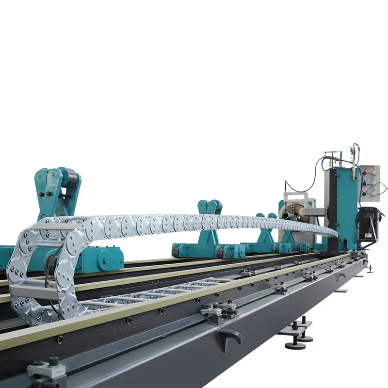 High Productivity intelligent  Steel Structure Processing Machine 5 axis Cnc Plasma Tube cutting machine