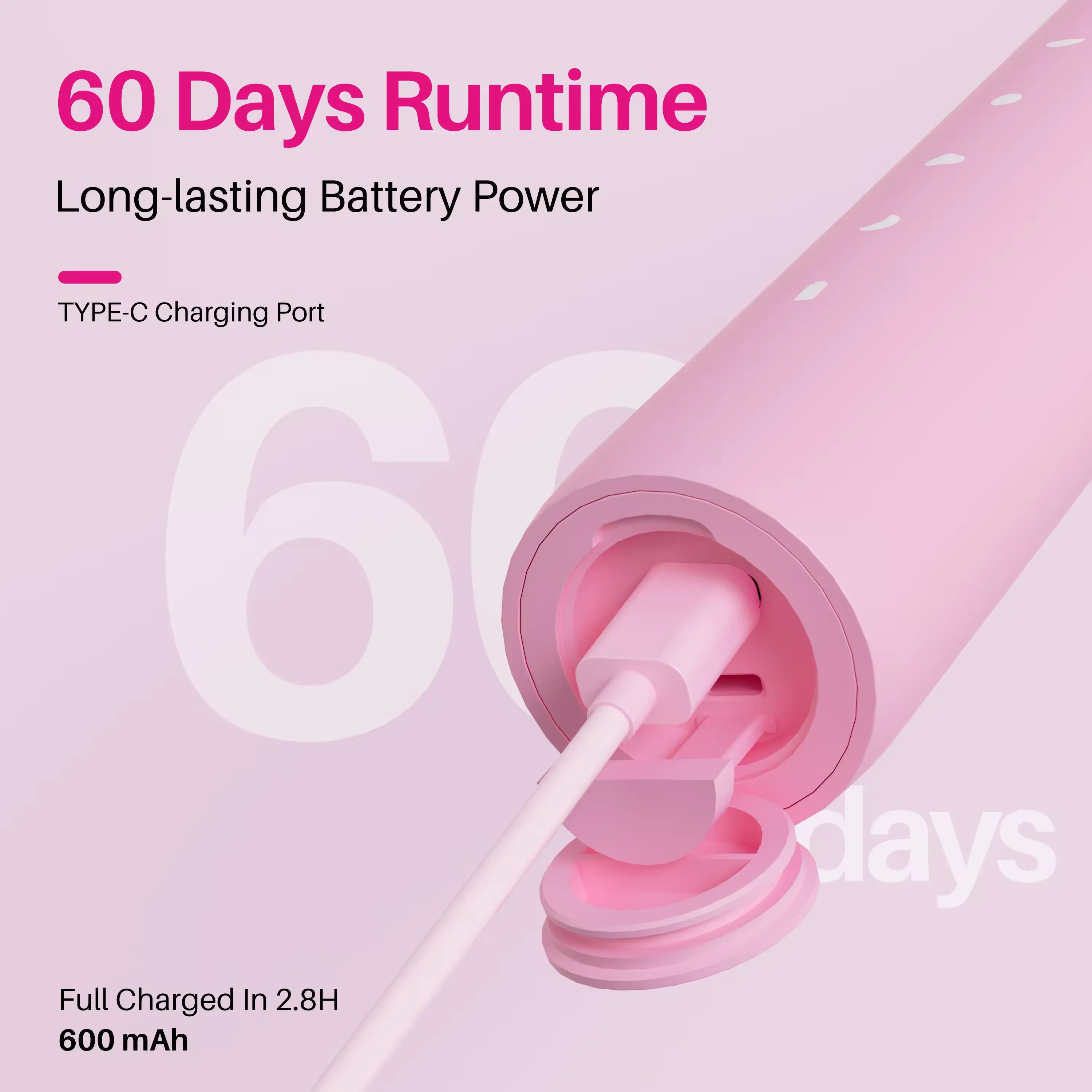 2024 Custom Logo Best Sale Top Quality IPX7 Waterproof Rotating Electric Toothbrush