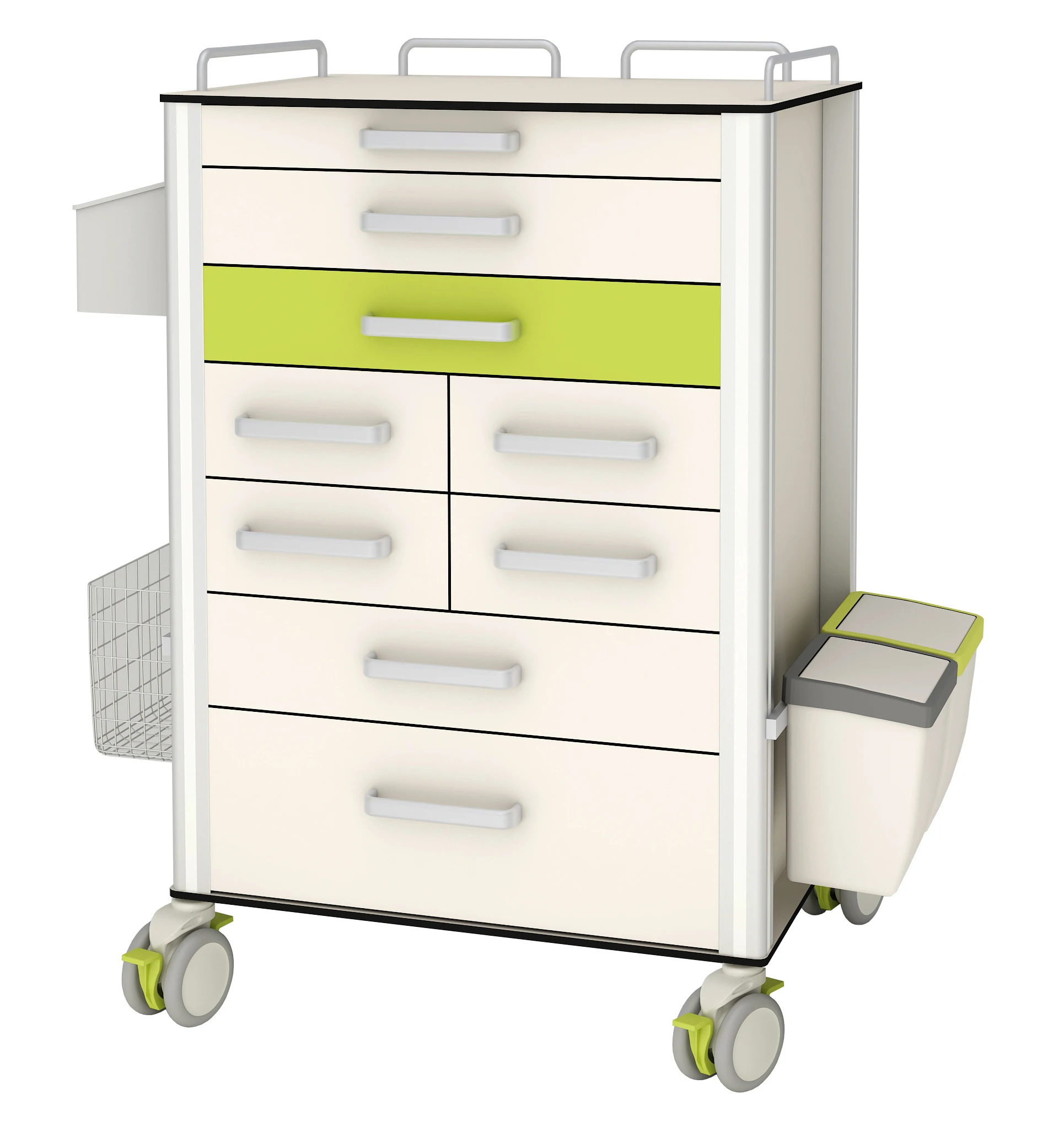 
Guangzhou Factory Wholesale Multifunctional Medical Trolley Cart Medicine Trolley Hospital Cart 