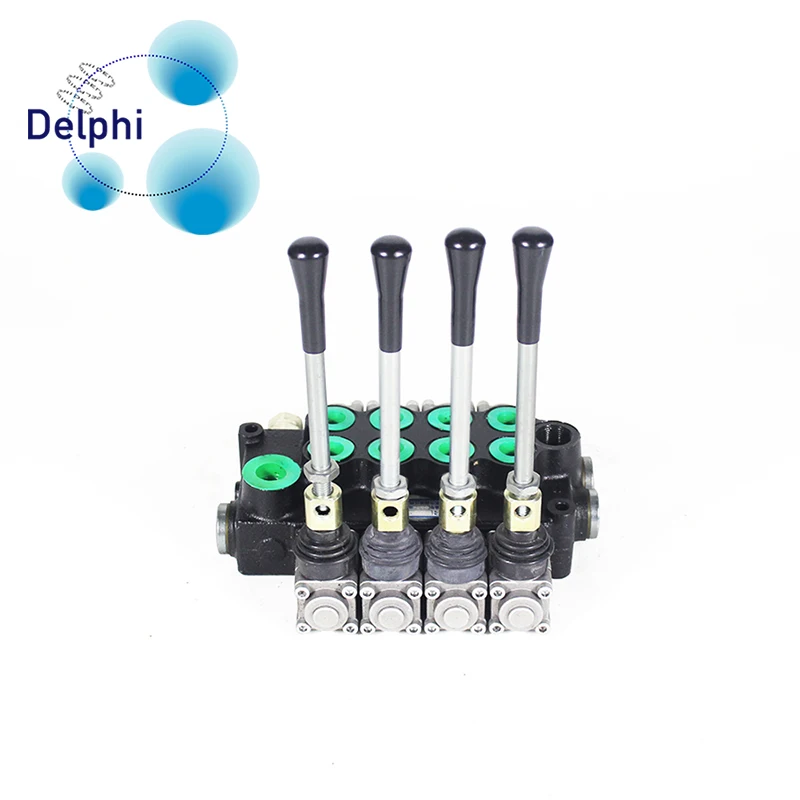 High quality ZDA-L15 series 2spool 60lpm Hydraulic Control electro-hydraulic directional valve for garbage truck