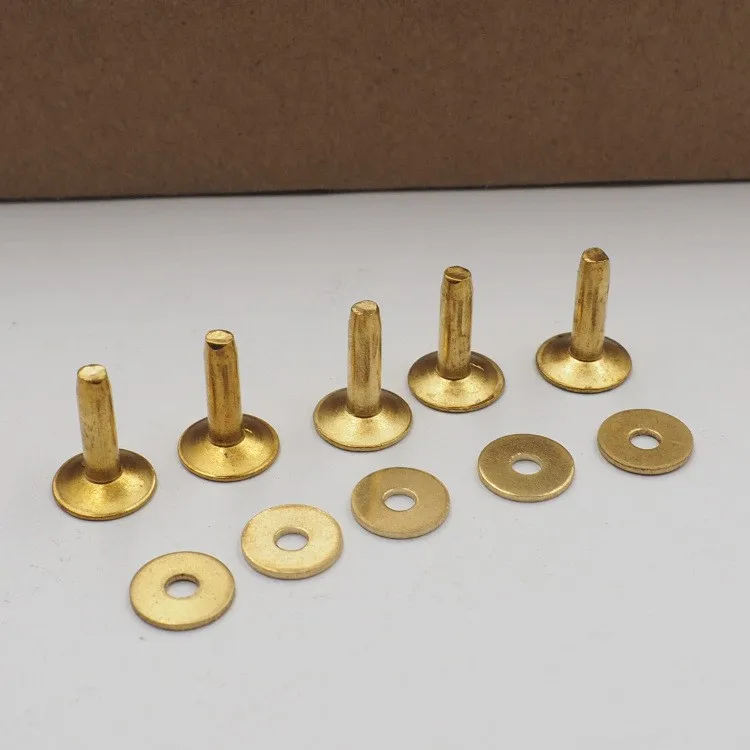 high Quality Dog Leash Accessories brass rivet for bag shoulder strap belt hardware