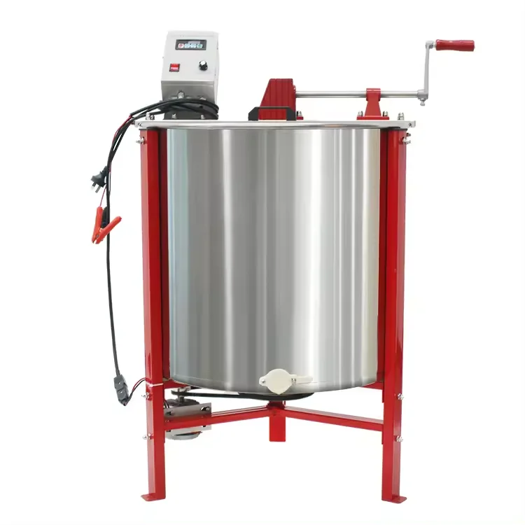New desgin stainless steel 6 Frames multi-function Honey Extractor Honey shake for 6 frames electric honey extractor