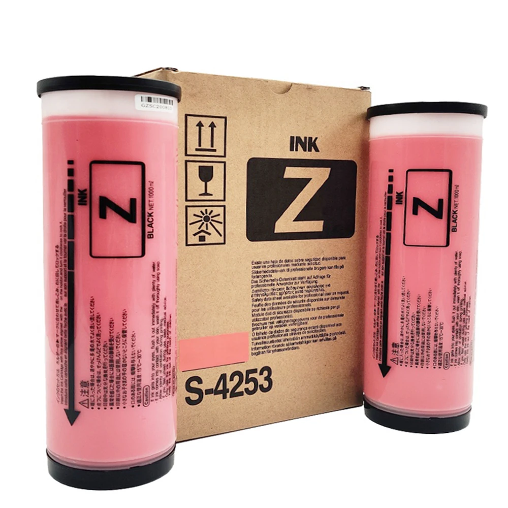 Совместимые красные чернила RISOs Z Type для чернил Risos EZ MZ RZ Color Ink RISOs Ink и Masters