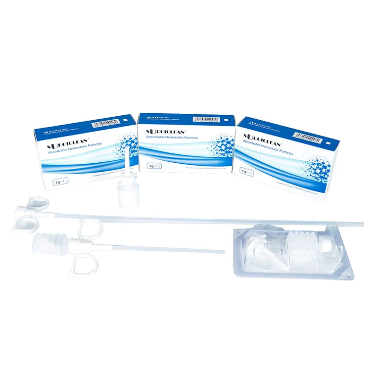 CE Certificated Surgiclean High Quality Factory First Aid Wounded Hemostatic Agents Particles