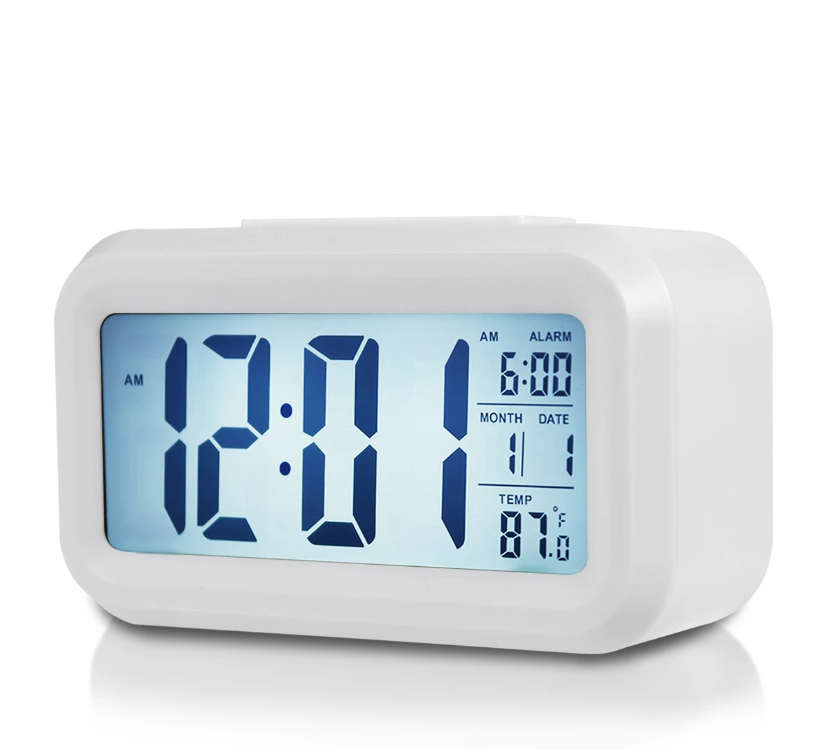 children bedroom study colorful alarm clock led table clock smart soft light