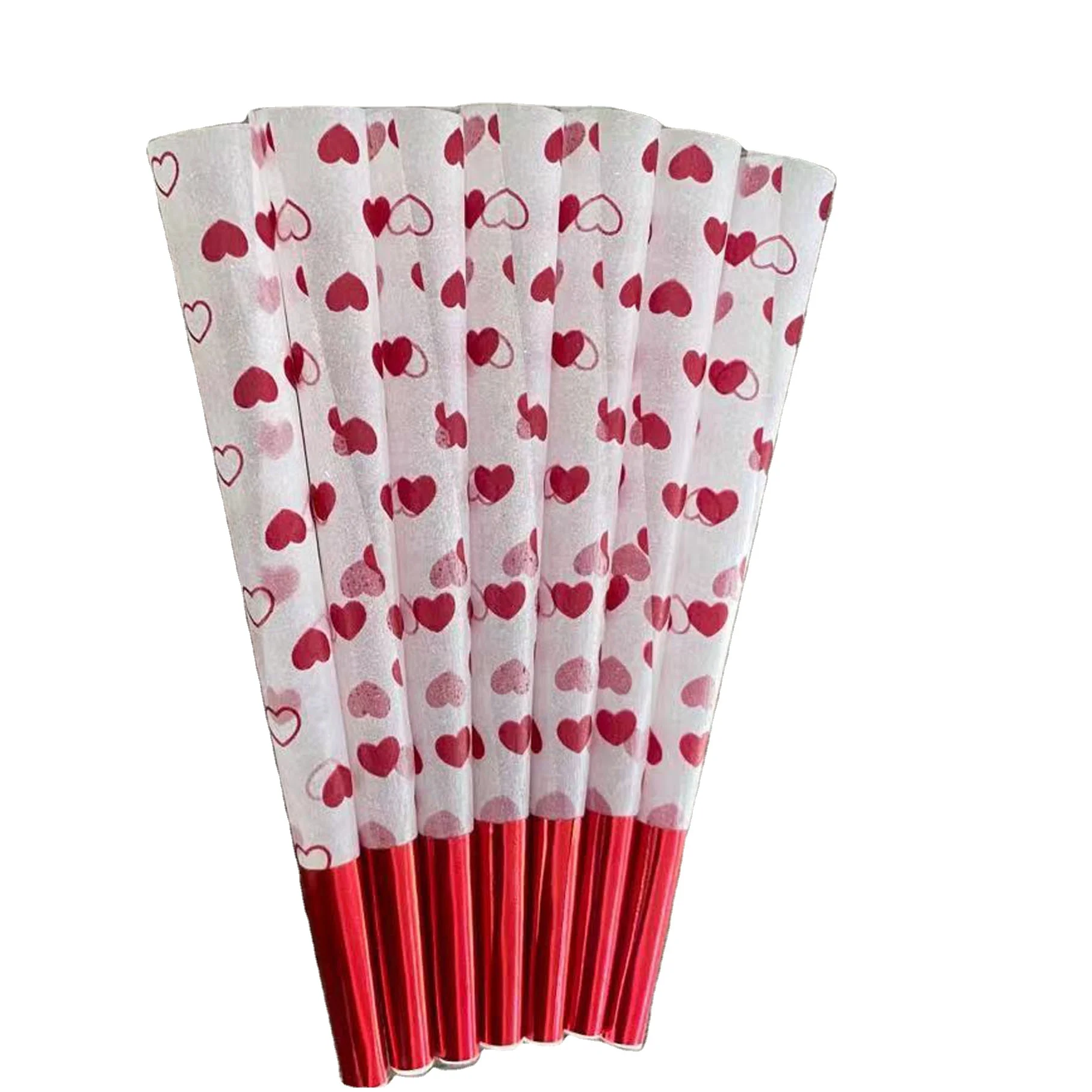 Индивидуальный дизайн в форме сердца, рулонная бумага, предварительно рулонные конусы из органической конопли королевского размера 109x26mm