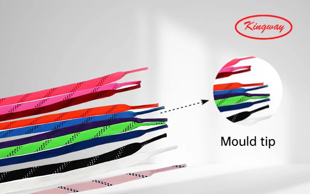 Wholesale OEM Colorful Flat Polyester Hockey Shoe Laces
