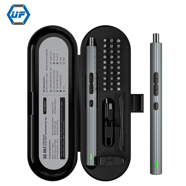 Hot Sale 36 in 1 Mini Precision Electronic Cordless Magnetic Electric Screwdriver Bit Set For Phone Repair