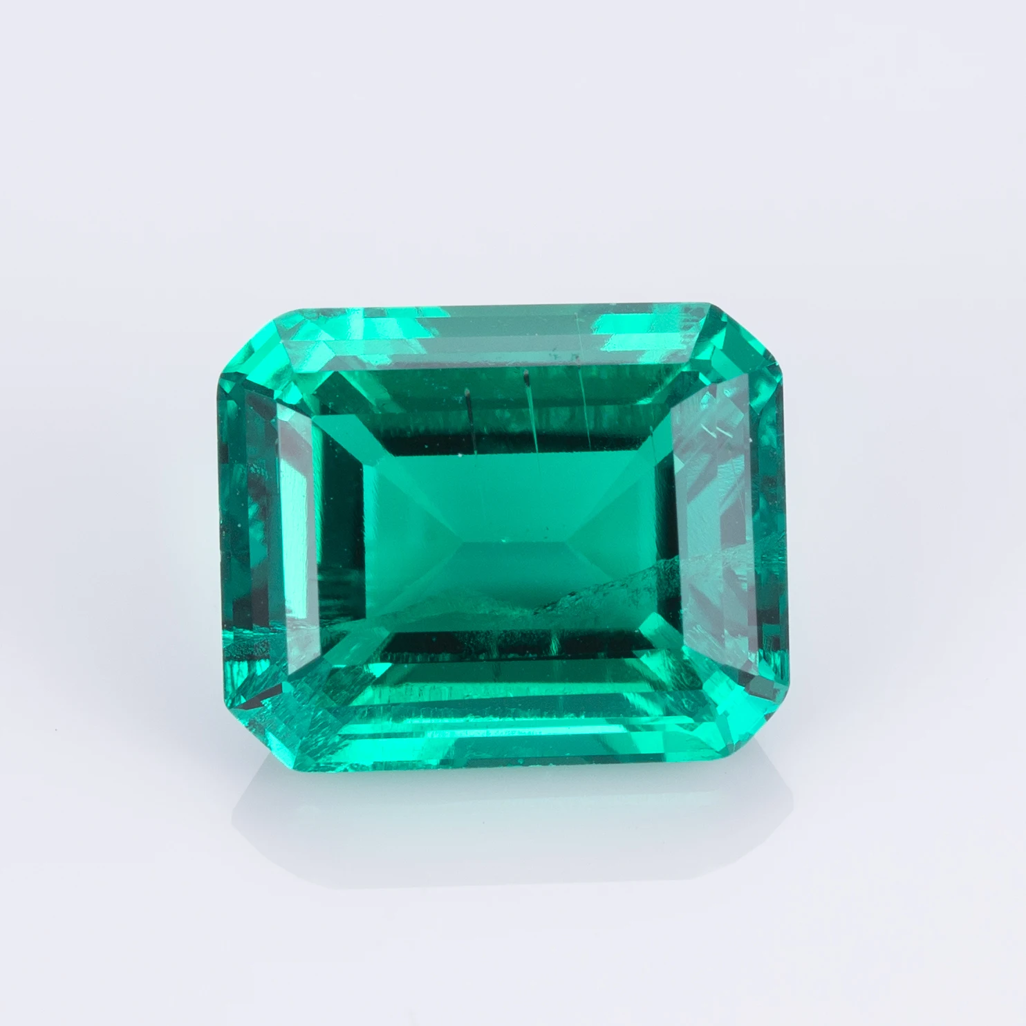 Messi Gems Wholesale Factory Price Colombia Lab Grown Emerald  Lab Created Emerald Emerald Cut