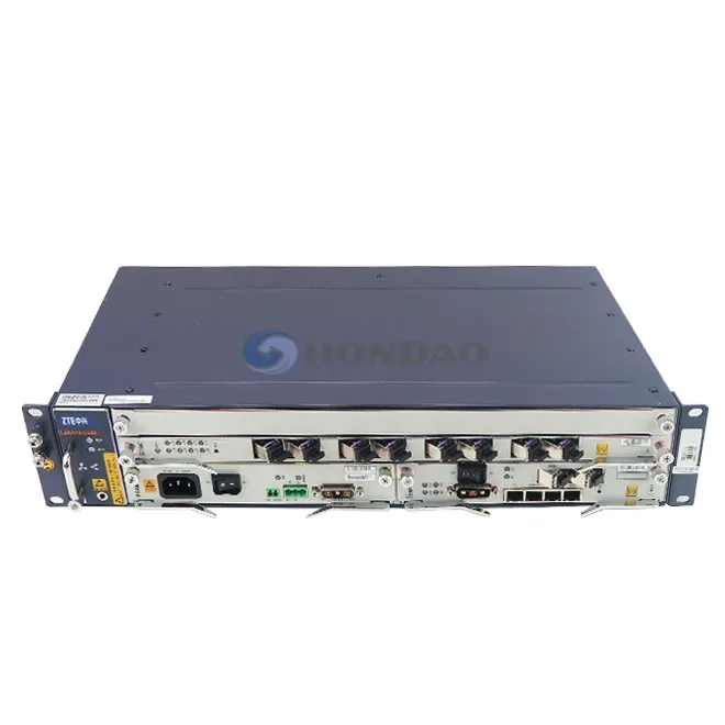 HONDAO original ZTE 19 inch ZXA10 C320 OLT chassis, Optical Line Terminal, AC+DC dual power supply input