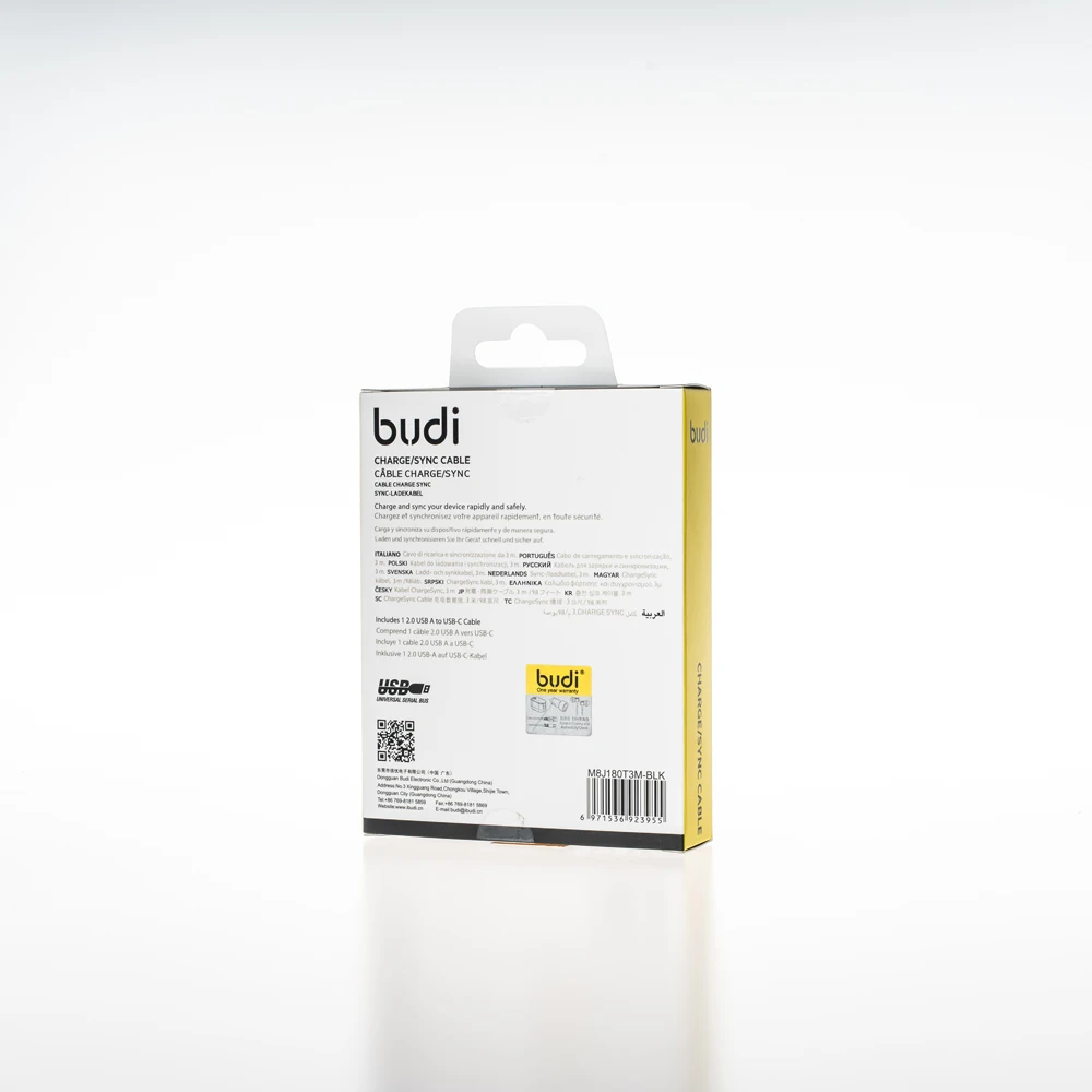 
2020 hot sell manufacturer phone accessory three meter nylon braided 3m fast charging type c usb-c cable with packaging boxes 