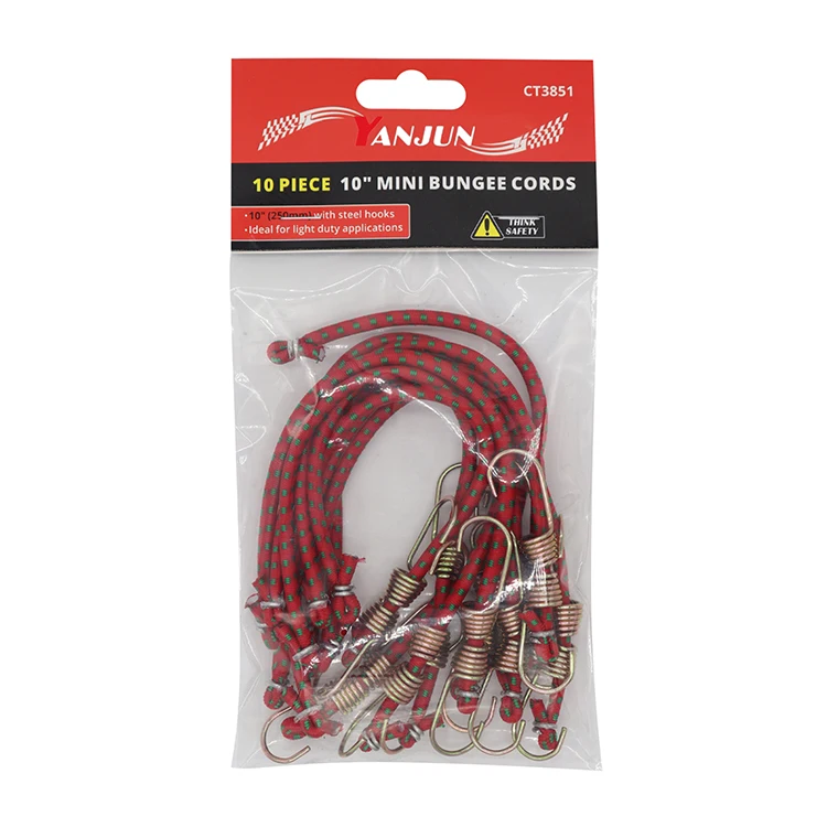 Китай Дешевый многофункциональный дешевый безопасный резиновый и полиэфирный тканый банджи-шнур