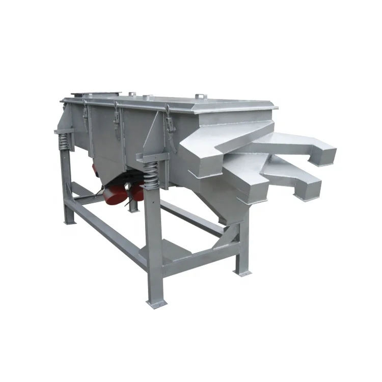 Cement Linear Vibrating Screen Particle Size Analysis Sieving Machine Electric