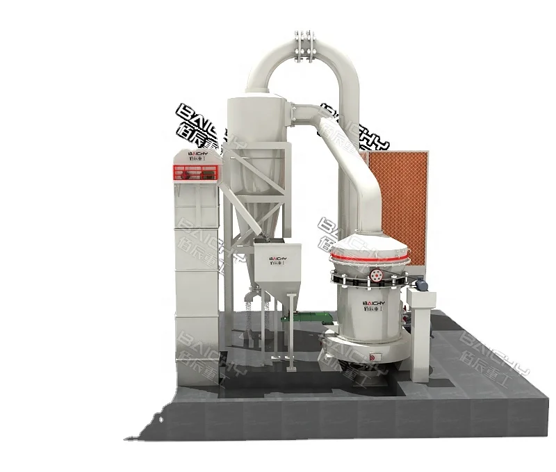 Bentonite Clay Grinding Mill Ygm130 3-5 Ton Per Hour Quartz Grinder Mill High Pressure Raymond Pulverizer Mill Machine