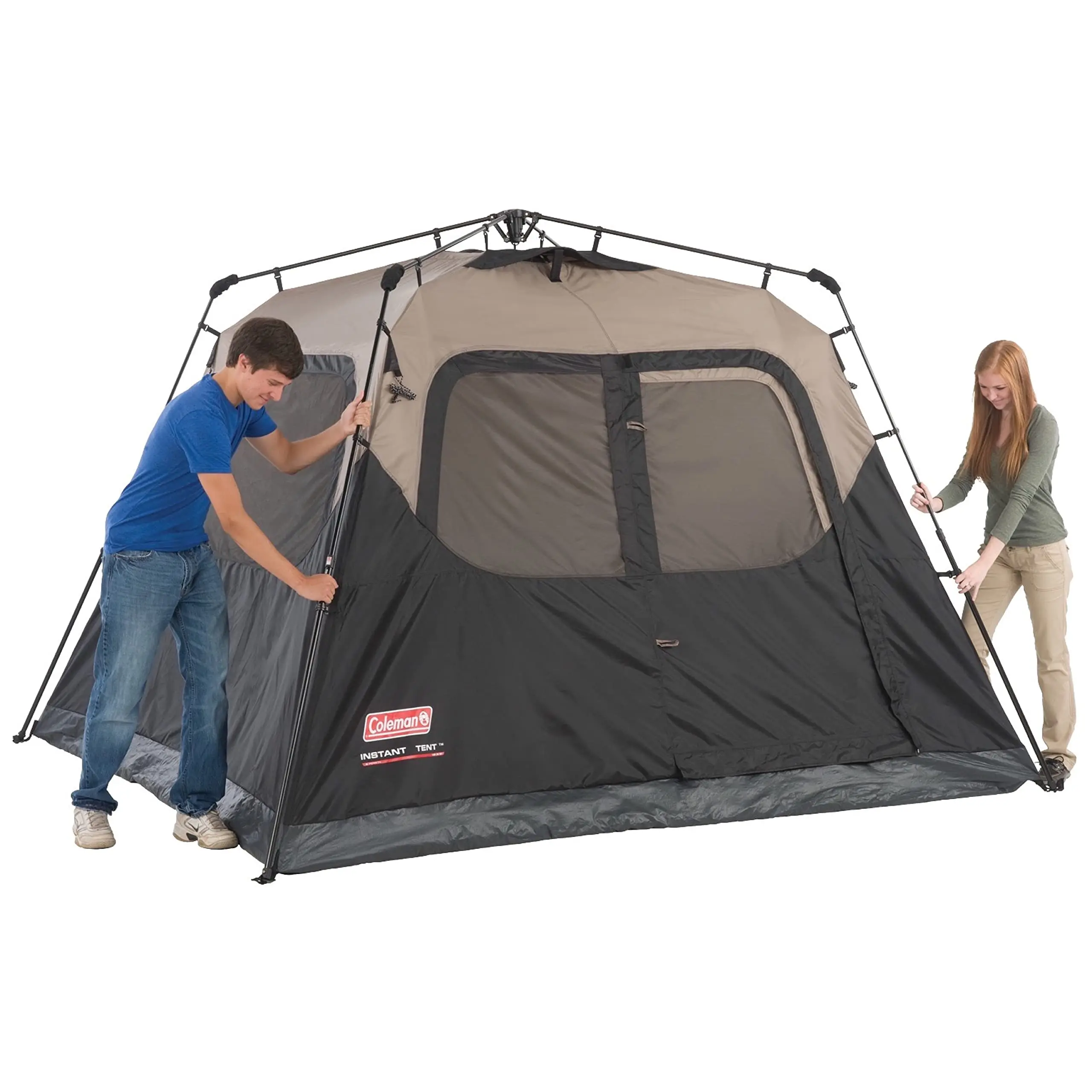 Wholesale Custom Outdoor 3 4 Persons Travel Lightweight Easy Carry Family Waterproof Canvas Camp De Tenda Camping Tent for Event