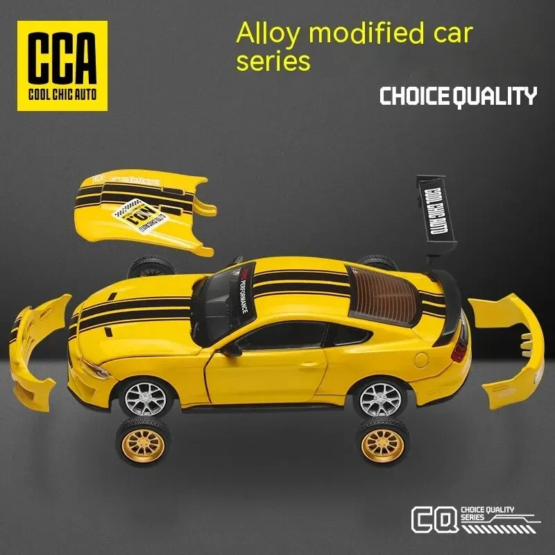 1:43 Ford Mustang GT супергоночная игрушечная машинка CCA MSZ сделай сам литые Миниатюрные модели из сплава коллекционный подарок для мальчиков детей