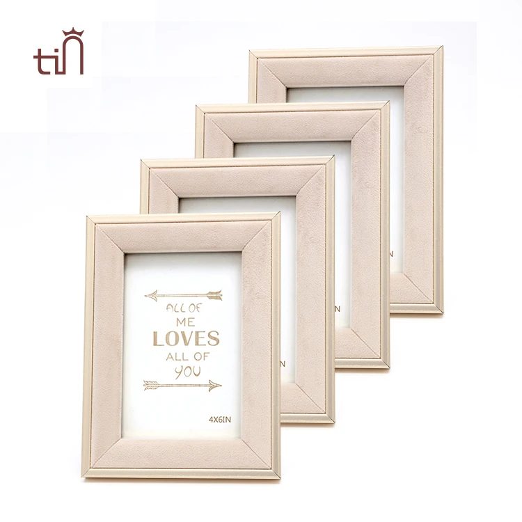 4x6 5x7 6x8 8x10 11x14 Creative Minimalist Style Home Decoration Flannelette Wood Photo Holder Picture Frames