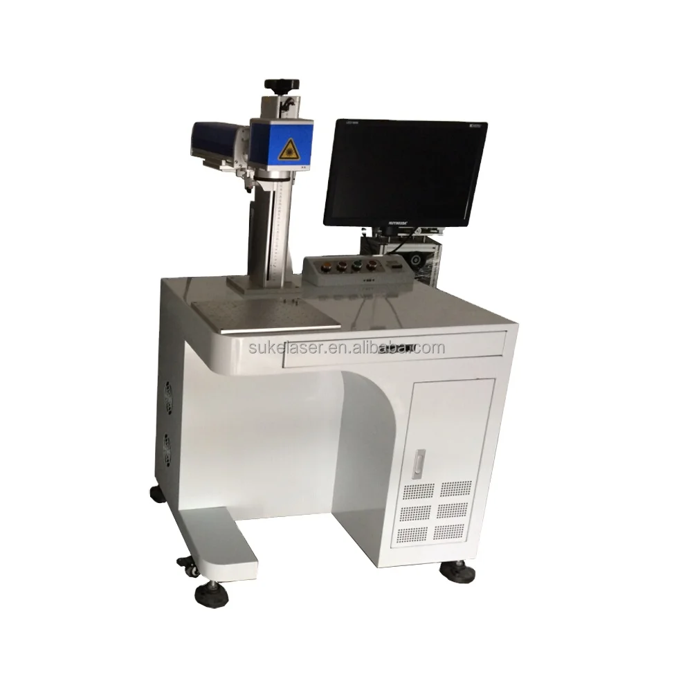 factory price 50w fiber laser marking machine for PE pipe