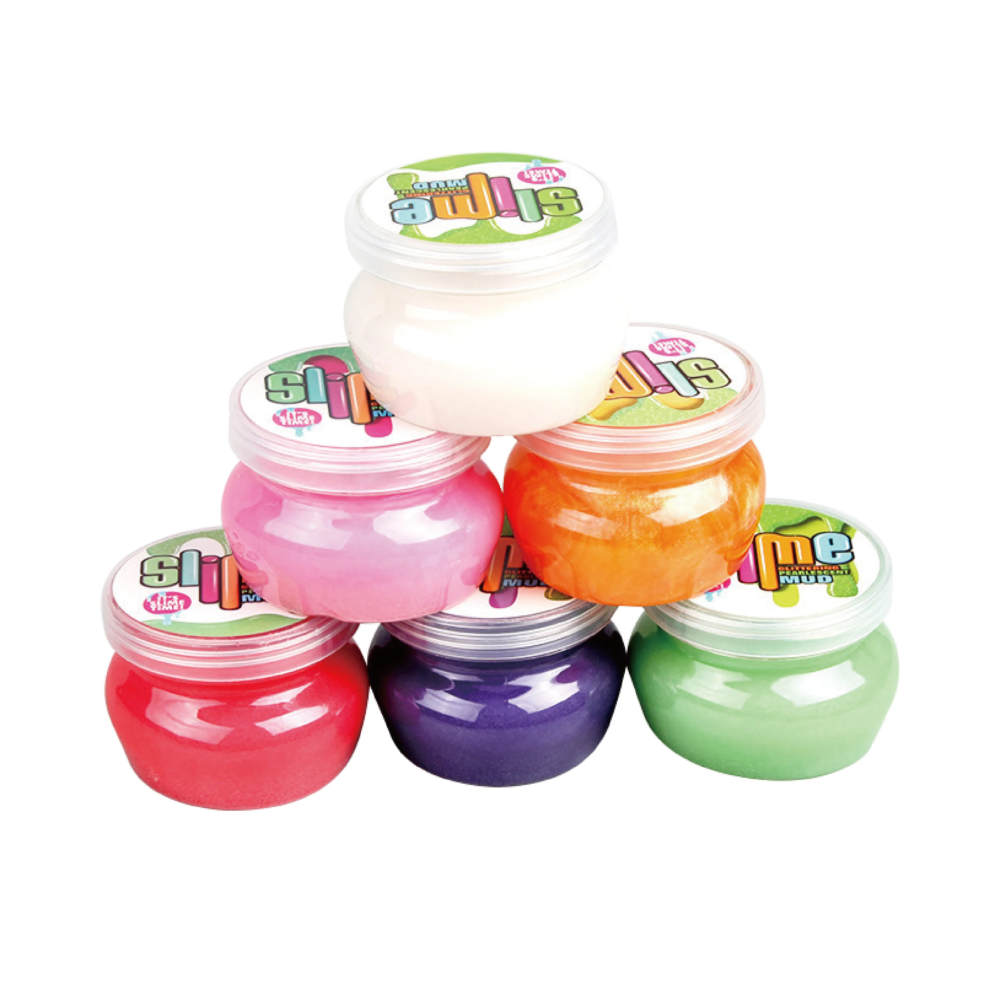 New Hot Selling Educational Toy Cup Plastic Bottle Slime Putty Cotton Mud Fluffy Super Clear Slime