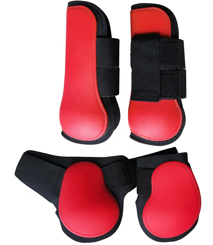 Front and back Flexor Tendon Riding Horse Boots for Training Jumping Riding Eventing