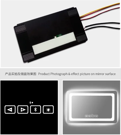 
dimmer color temperature control defogger antifog blue tooth music K3030 