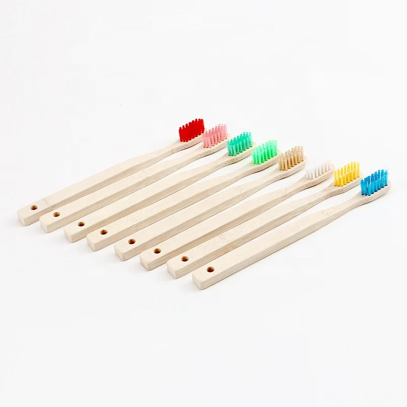 Tooth brush bamboo eco-friendly home&kitchen bamboo toothbrush for adult