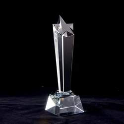 New Arrival unique design Personalized Fine Workmanship Multiple sizes trophy custom crystal