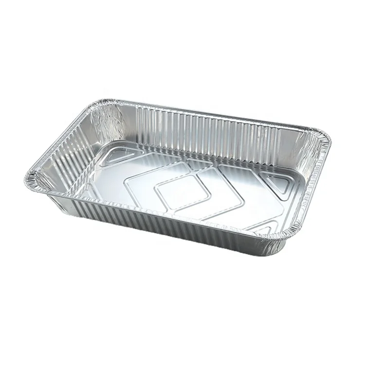 Customizable Size Foil Container  Aluminum Foil Cake Pans Foil Baking Tray
