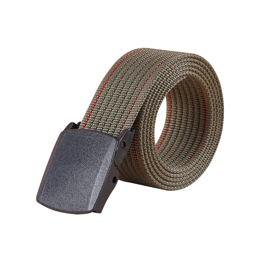 Super September Custome OEM Quick Release POM Plastic Buckle Nylon Grooved Webbing Men Outdoor Leisure Fashion Casual